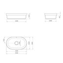 Ver imagem 5 de Cuba Sobrepor Oval 50cm Branco L.24050.17