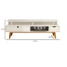 Rack Para TV Dakar II 2 Gavetas em MDF/Madeira Maciça - 5