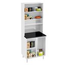 Ver imagem 2 de Paneleiro Armário de Cozinha Aço 80cm com 4 Portas Multimóveis Cr20529 Branco