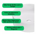 Ver imagem 4 de Kit 2 Cuba Casal Redonda Sobrepor Gabinete Apoio Lavatório Banheiro 35x35