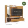 Painel Ripado para Tv até 60 Polegadas com Espelho 100% MDF Roma Espresso Móveis - 4