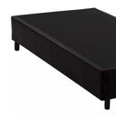 Ver imagem 3 de Cama Box Solteiro Homequeen Estrutura em Madeira Courino Sintético Preto Homequeen