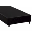 Ver imagem 2 de Cama Box Solteiro Homequeen Estrutura em Madeira Courino Sintético Preto Homequeen