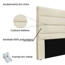 Ver imagem 4 de Cabeceira Queen 160cm Linho La Italiana Branco