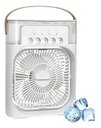 Ver imagem 1 de Ventilador Climatizador Portátil USB - Branco