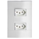 Ver imagem 1 de Conjunto 2 Tomadas 2 Pinos + Terra Lunare 10 Amperes 250 Volts Branco - Prm4424721 - Schneider