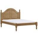 Ver imagem 1 de Cama Casal 140cm com Cabeceira Pé Madeira Eduarda Freijó F07 - Mpozenato