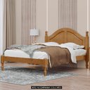 Ver imagem 2 de Cama Casal 140cm com Cabeceira Pé Madeira Eduarda Freijó F07 - Mpozenato