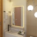 Ver imagem 1 de Espelho Decorativo 90x60cm com LED Branco Quente Ponto Decor