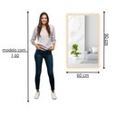 Ver imagem 4 de Espelho Decorativo 90x60cm com LED Branco Quente Ponto Decor