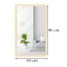 Espelho Decorativo 90x60cm com LED Branco Quente Ponto Decor - 3