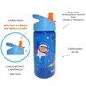 Garrafinha Infantil Aventuras Astronautas Azul 380ml Buba - 2