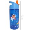 Garrafinha Infantil Aventuras Astronautas Azul 380ml Buba - 3