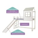 Ver imagem 3 de Cama Alta Infantil Cabana Family com Escorregador Casatema MadeiraOriginals