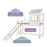 Cama Alta Infantil Cabana Family com Escorregador Casatema MadeiraOriginals - 3