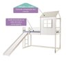 Cama Alta Infantil Cabana Family com Escorregador Casatema MadeiraOriginals - 4