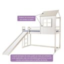 Ver imagem 5 de Cama Alta Infantil Cabana Family com Escorregador Casatema MadeiraOriginals