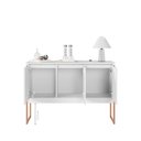 Ver imagem 3 de Buffet Aparador com 3 Portas Miami Branco Cobre