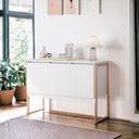 Ver imagem 1 de Buffet Aparador com 3 Portas Miami Branco Cobre