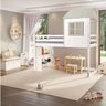 Cama Alta Infantil Cabana Family com Estante Casatema MadeiraOriginals - 1