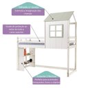Ver imagem 4 de Cama Alta Infantil Cabana Family com Estante Casatema MadeiraOriginals