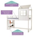 Ver imagem 4 de Cama Alta Infantil Cabana Family com Estante Casatema MadeiraOriginals