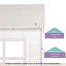 Cama Alta Infantil Cabana Family com Estante Casatema MadeiraOriginals - 2
