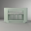 Ver imagem 4 de Berço Mini Cama em MDF Grade Fixa Neo