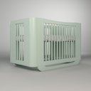 Ver imagem 2 de Berço Mini Cama em MDF Grade Fixa Neo