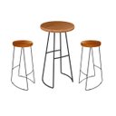 Ver imagem 1 de Jogo Mesa Bistrô 2 Banquetas Alta Bar Cozinha Balcão - ÉdeCasaMóveis                                                                           
