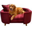 Ver imagem 2 de Sofá Caminha Grande Porte Pet Luxo em Sued Premium:marsala