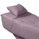 Ver imagem 7 de Maca Estofada para Clínica de Estética Facial com Capitonê Andressa Lilas Veludo Speciale Home