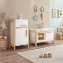 Ver imagem 1 de Kit Cozinha e Geladeira Funcional Montessoriana Casatema MadeiraOriginals