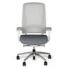 Cadeira Presidente Marelli Around 2756b Mescla Cinza com Base Polida - 1