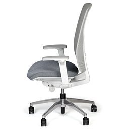Cadeira Presidente Marelli Around 2756b Mescla Cinza com Base Polida - 3