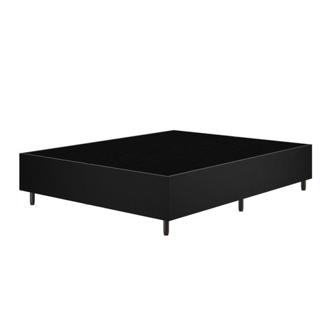 Base Box Casal Zeus Viero 25x138x188cm Preto