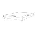 Ver imagem 2 de Base Box Casal Zeus Viero 25x138x188cm Preto