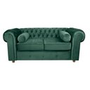 Ver imagem 1 de Sofá Chesterfield 02 Lugares 1.80 Cm Cor Verde New Velu 025