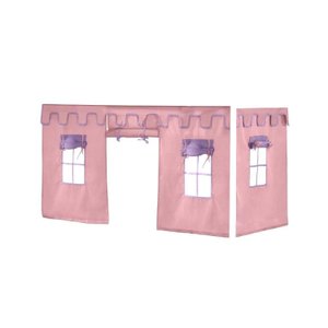 Cortina Tipo Tenda Castelo Cama com Escorregador Casatema