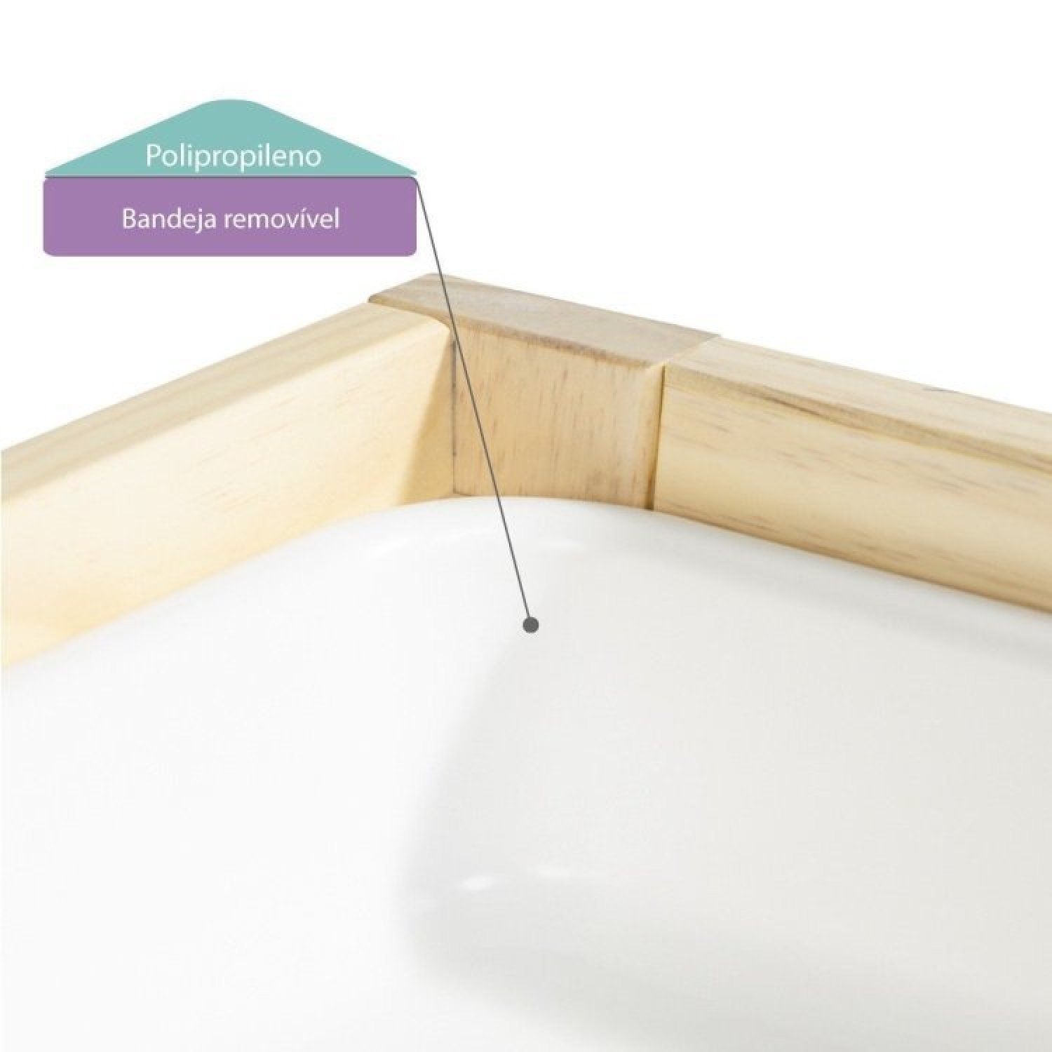 Mesa Infantil Sensorial Montessoriana Casatema - 5