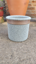Ver imagem 4 de Kit Vaso de Barro Areia Terrilho 16cm Cinza