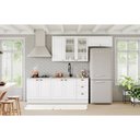Ver imagem 7 de Cozinha Compacta Apê 280cm para Cooktop com Aéreo de Vidro 8 Portas 3 Gavetas Americana Henn