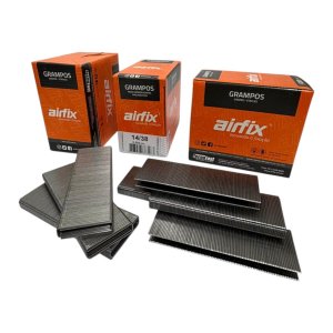 Grampo 14/38 Airfix Polido P/ Gramp. Pneumático- Cx 2.550 Un