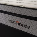 Ver imagem 5 de Conjunto Cama Box Solteiro c/ Molas Ensacadas Preston Preto 88x188x71