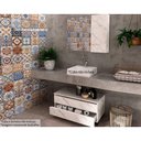 Ver imagem 1 de Conjunto de Banheiro Balcão C- Rodizios Bn3603 S- Cuba 80cm e Armário C- Espelho Bn3602 Mármore