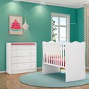 Ver imagem 1 de Conjunto Quarto Infantil Cômoda e Berço Louis Branco