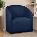 Ver imagem 6 de Poltrona Decorativa Bouclê Azul Marinho - Vallisa Decor