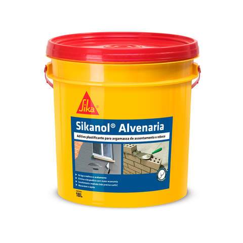 Sikanol Alvenaria - Aditivo Plastificante - Sika 18l