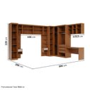 Ver imagem 4 de Guarda-Roupa Modulado 13 Peças 13 Portas Arani CabeCasa MadeiraOriginals