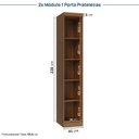 Ver mais imagens de Guarda-Roupa Planejado 13 Peças 13 Portas Arani CabeCasa MadeiraOriginals Marrom/Cinamomo/Off White